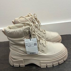 *Brand New With Tag* MANGO Chunky Hiker Style Boots